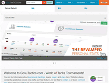 Tablet Screenshot of gosutactics.com